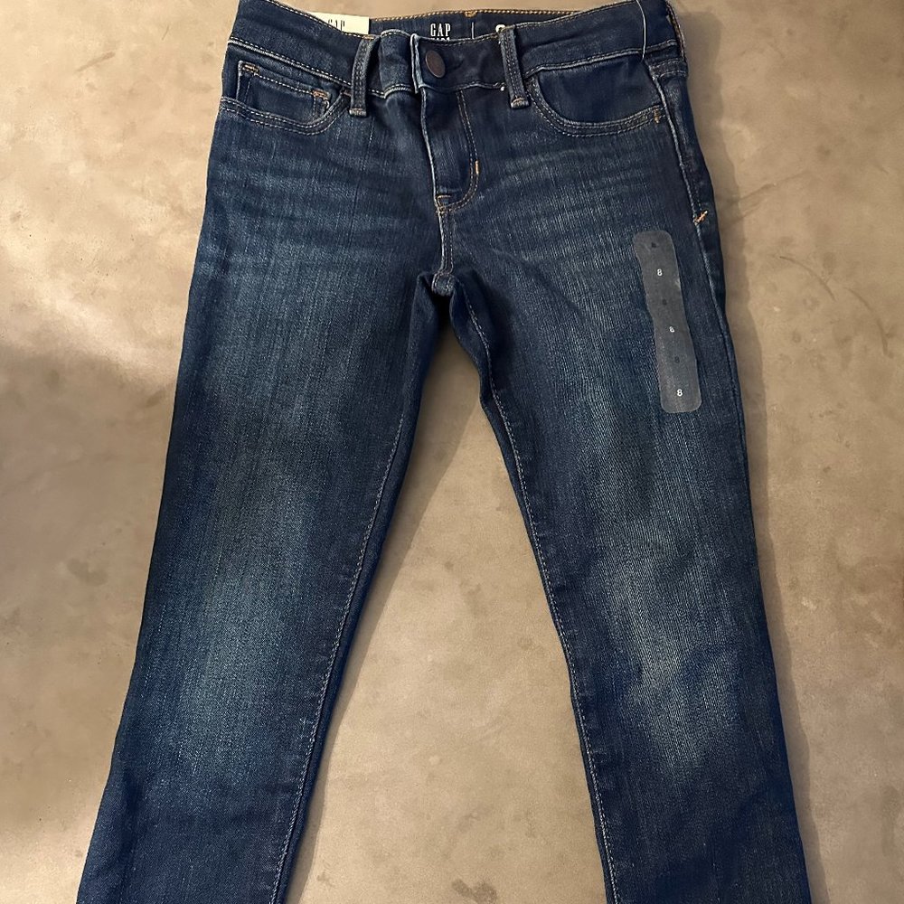 Gap Skinny Jeans Dark Wash Girls Size 8- New with Tags